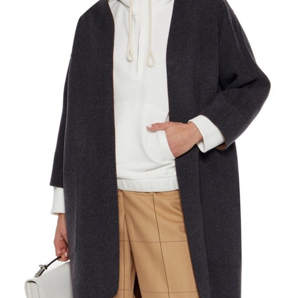 Vince Reversible Wool Cardigan Coat - Picture 3 of 6